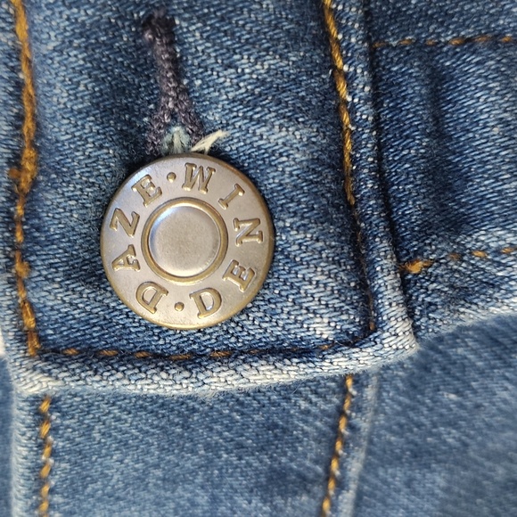 Denim Blue Distressed Women Shorts DAZE FRAYED - Picture 14 of 15